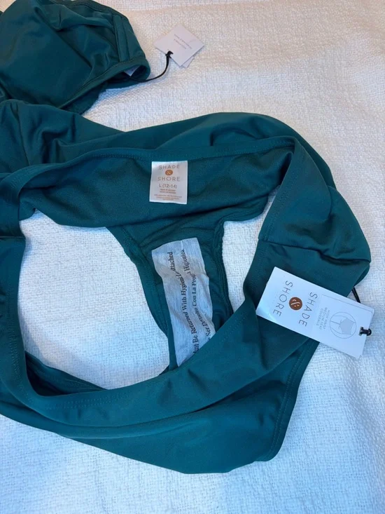 Shade & Shore Tea High Waisted Bottom Underwire Top Bikini Ser - New With tags ! - Picture 5 of 6